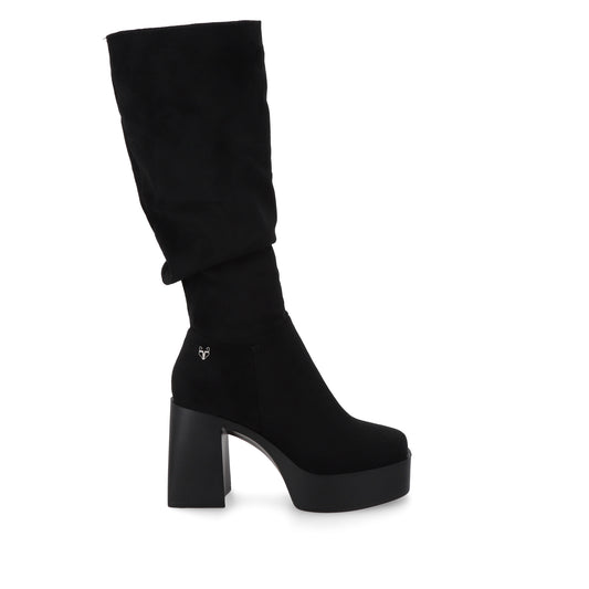 Bota Tacón Negro Mujer 45773
