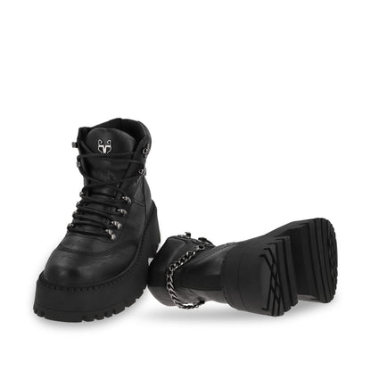Botín Negro Mujer 45801