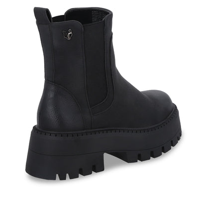 Botín Negro Mujer 45803