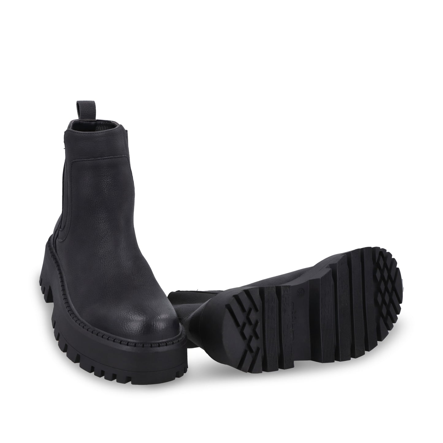 Botín Negro Mujer 45803