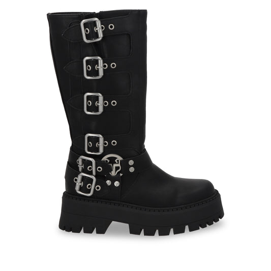 Bota Negro Mujer 45805