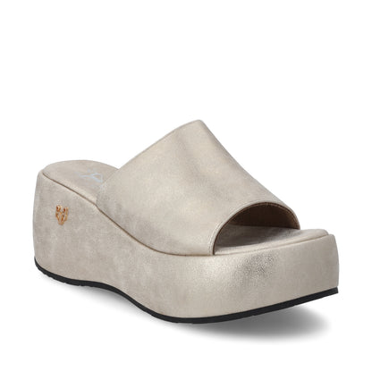 Sandalia Dorada Mujer 45824