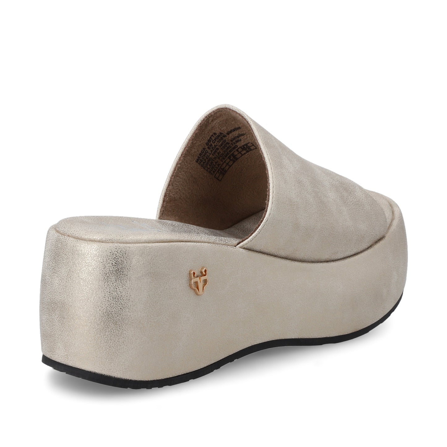 Sandalia Dorada Mujer 45824