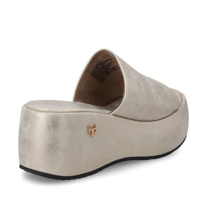 Sandalia Dorada Mujer 45824