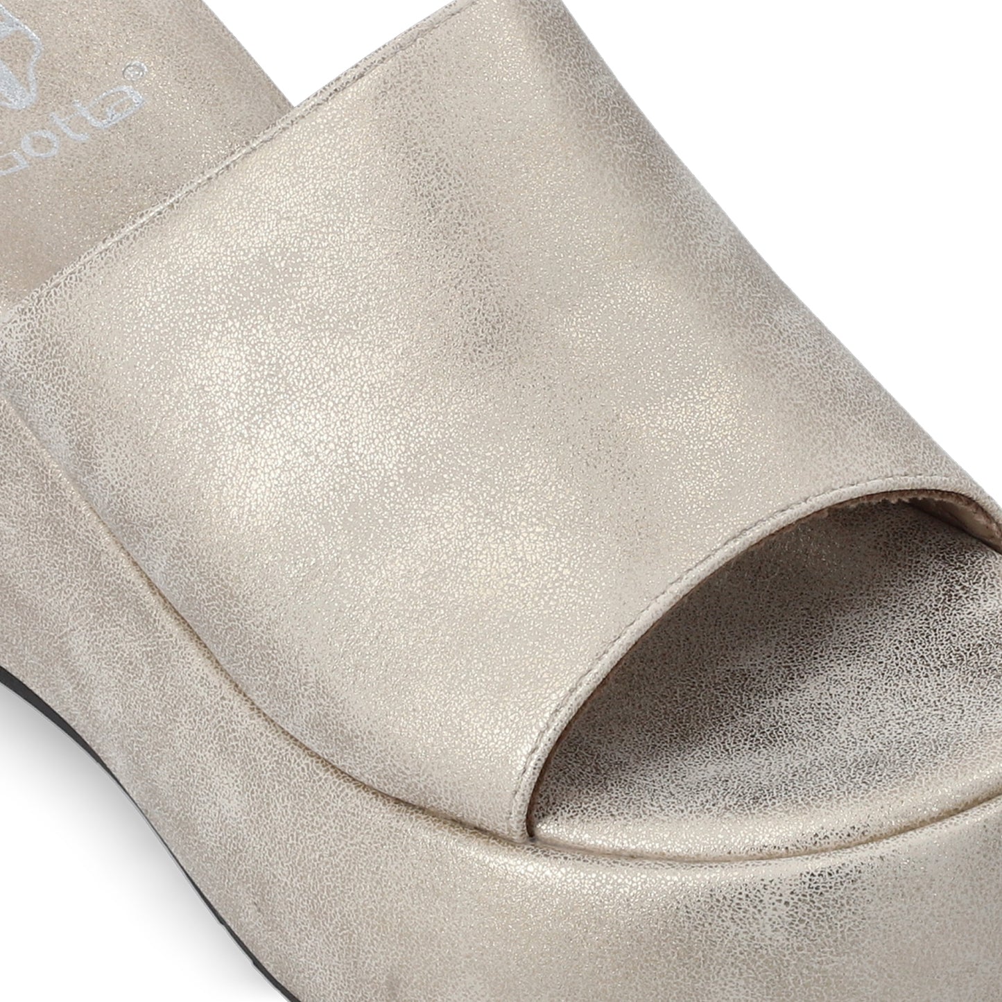 Sandalia Dorada Mujer 45824