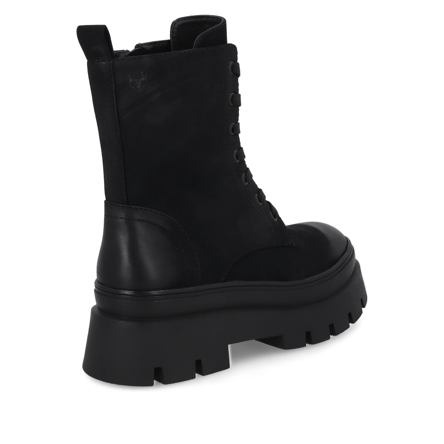 Botín Plataforma Negro Mujer 46102