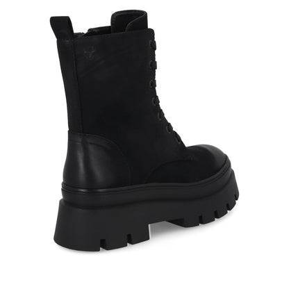Botín Plataforma Negro Mujer 46102