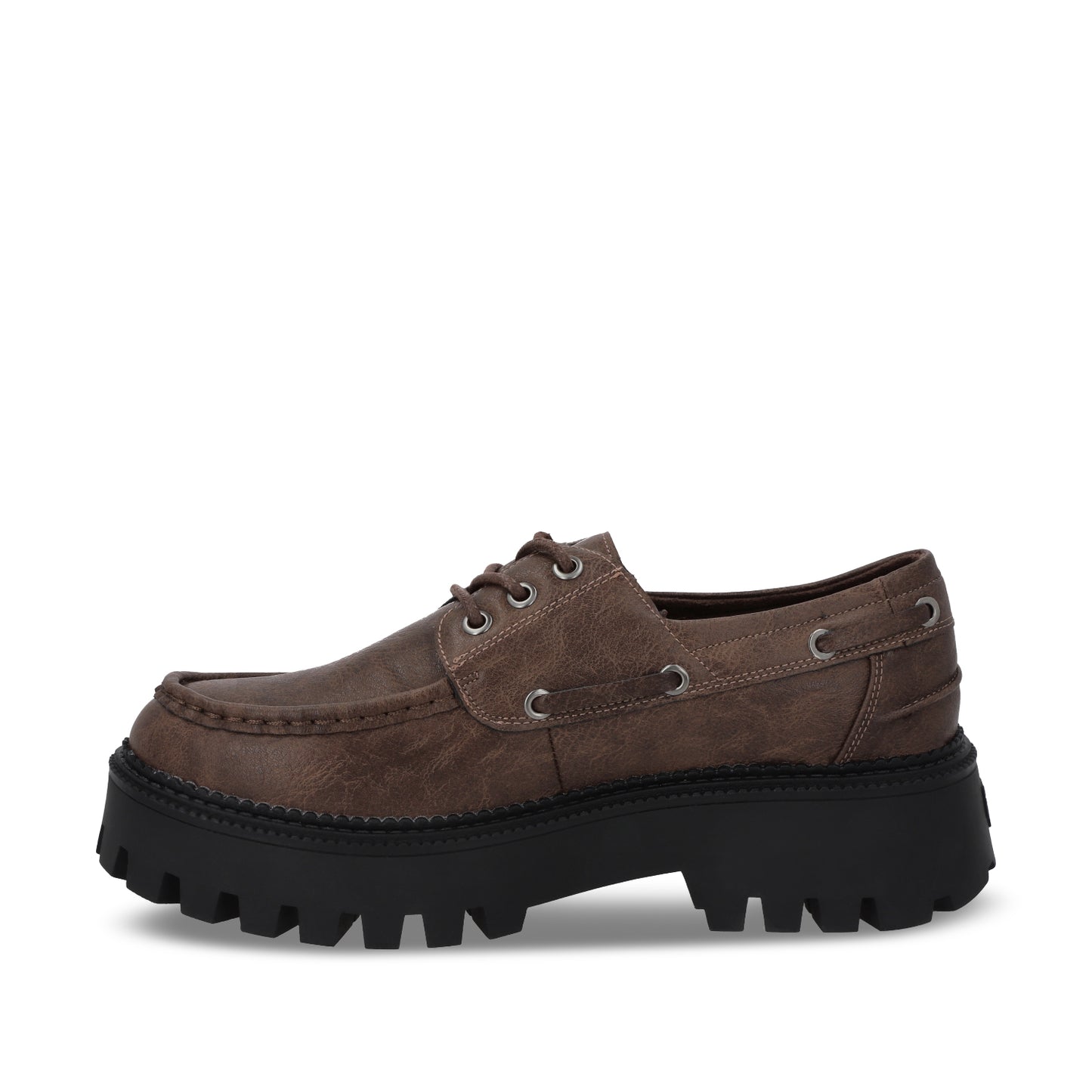 Zapato Plataforma Café Mujer 46302