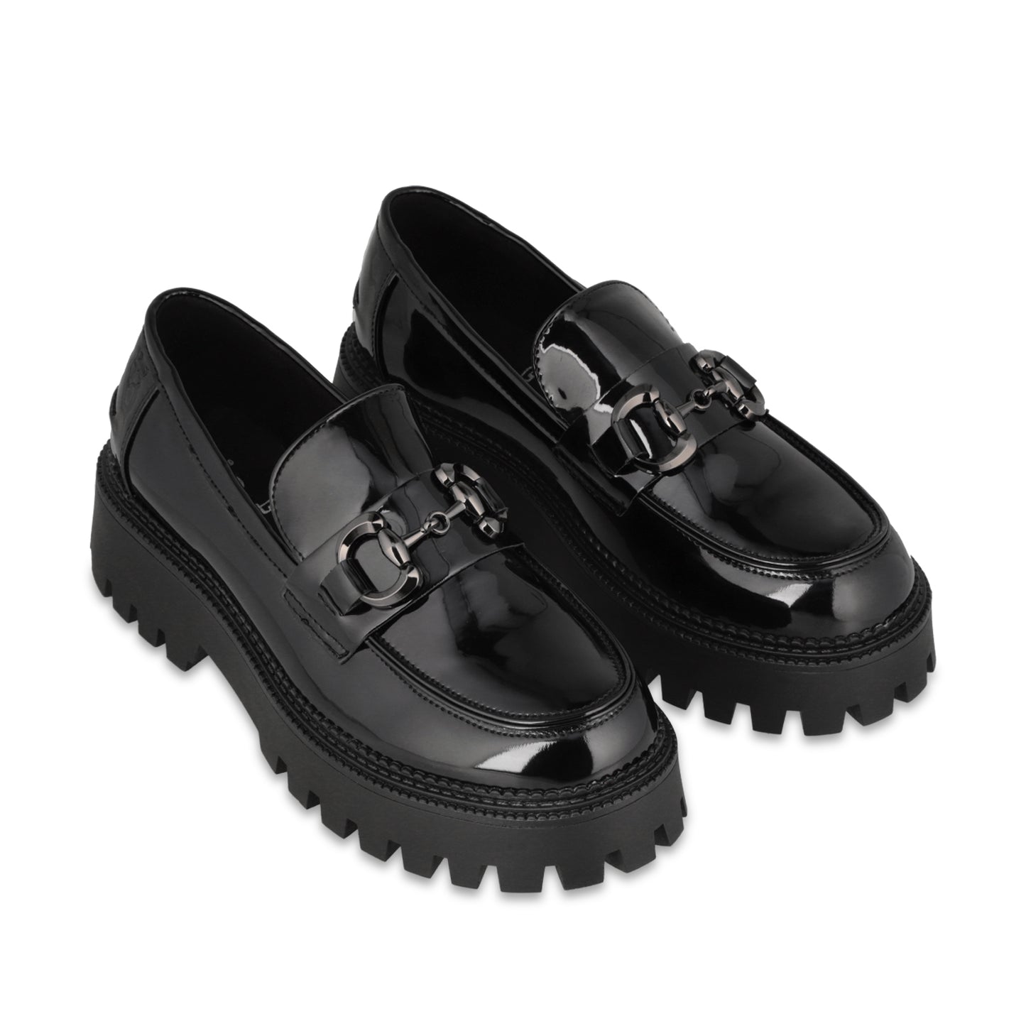 Zapato Plataforma Negro Mujer 4630323