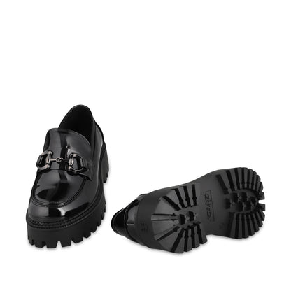Zapato Plataforma Negro Mujer 4630323