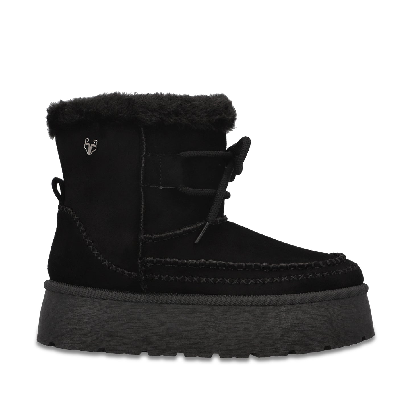 Botin Plataforma Negro Mujer 4811501