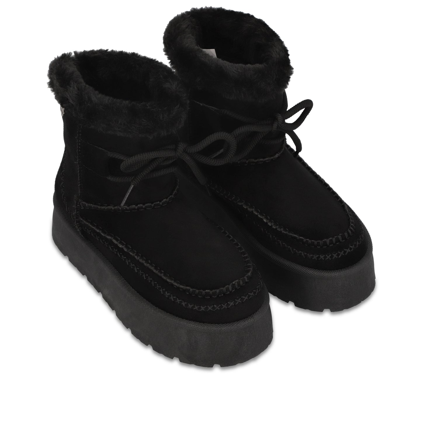 Botin Plataforma Negro Mujer 4811501