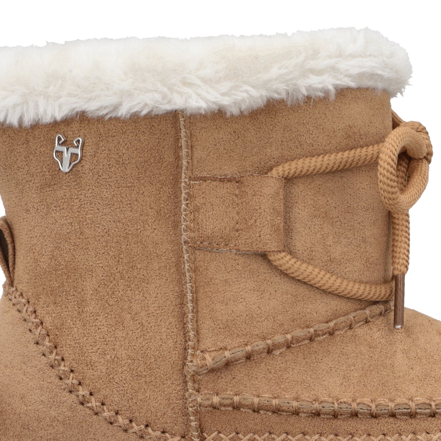 Botin Plataforma Beige Mujer 4811508