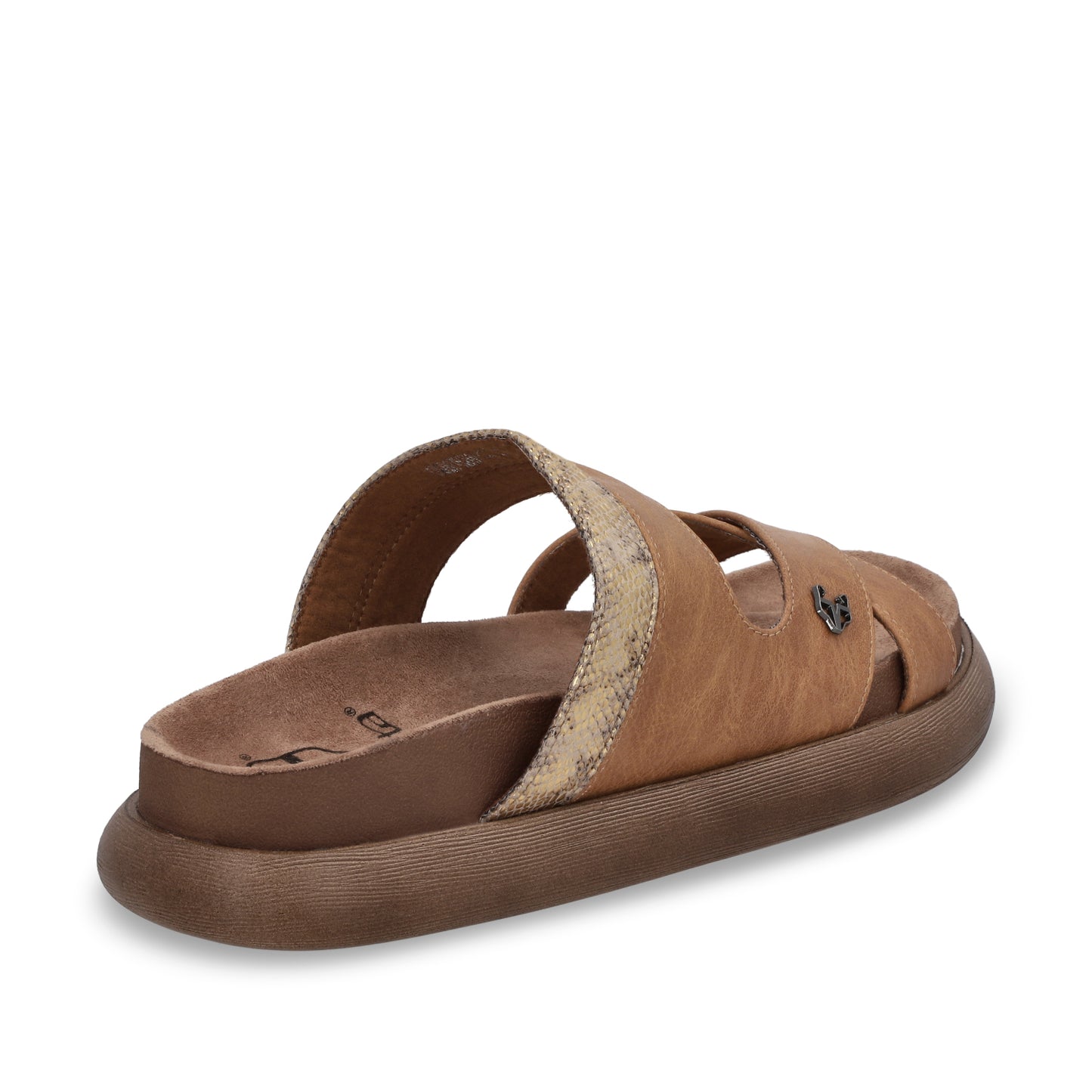 Sandalia Plano Camel Mujer 53700