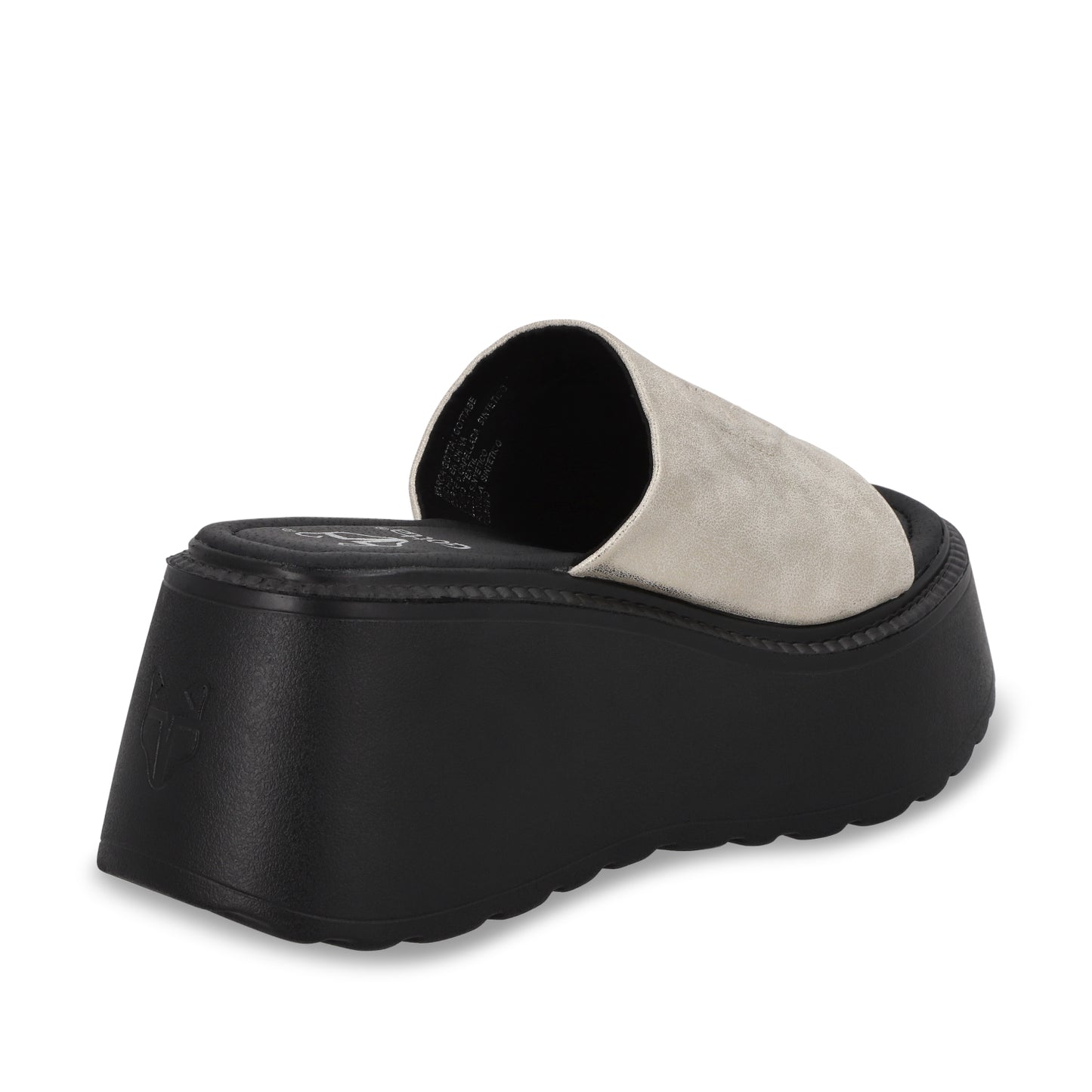 Sandalia Plataforma Dorada Mujer 53720