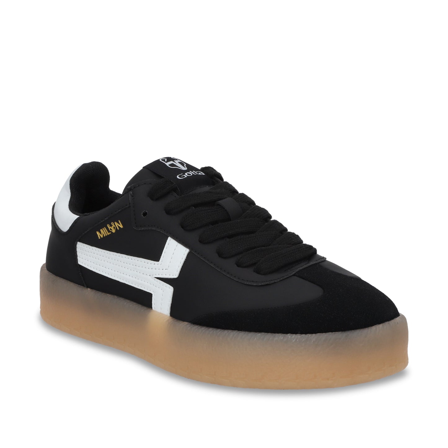 Tenis Milan Negro Mujer 53740
