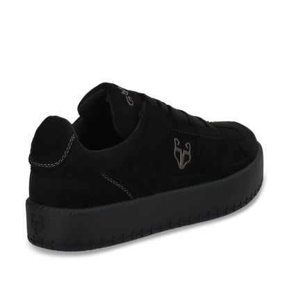 Tenis Plano Negro Mujer 53741