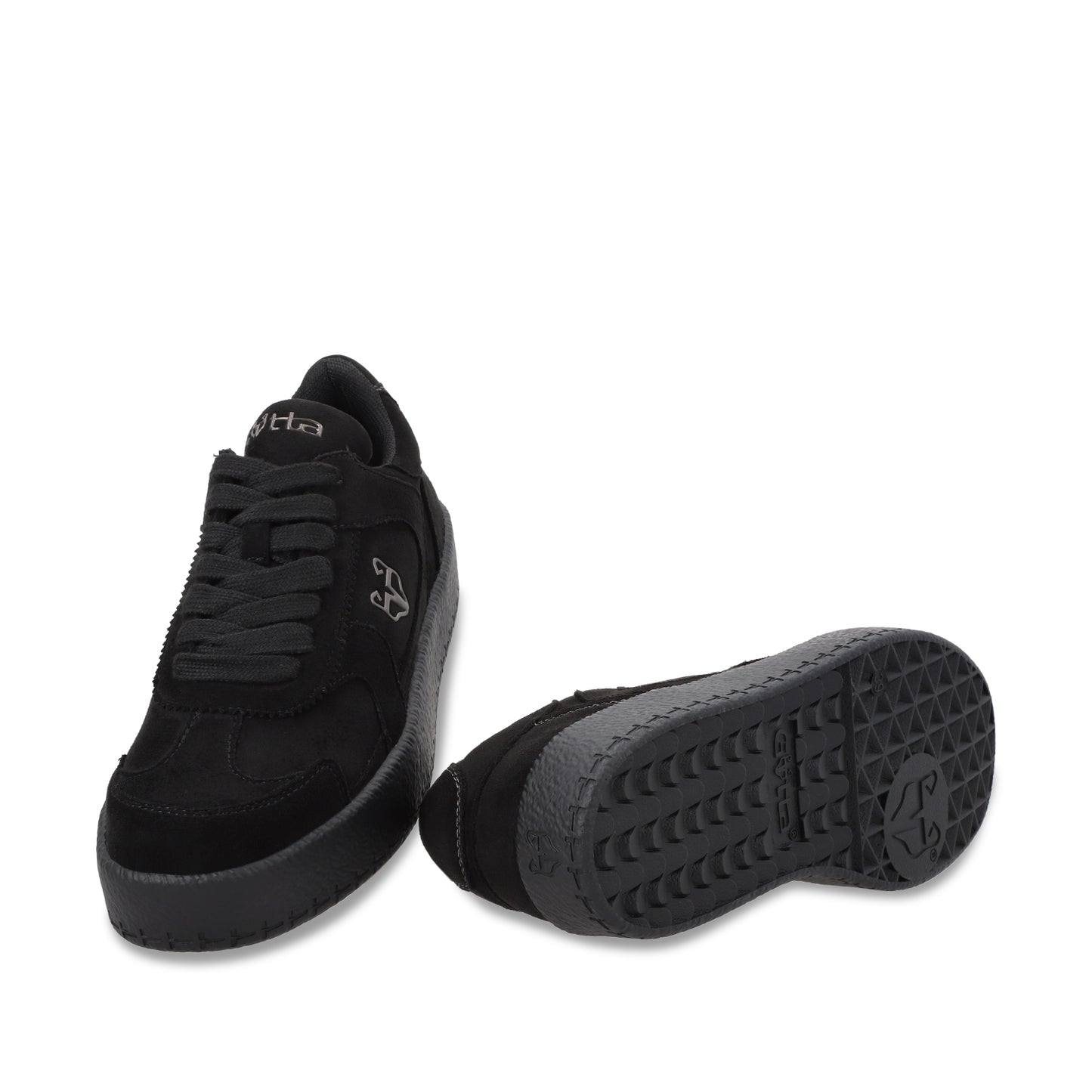 Tenis Plano Negro Mujer 53741