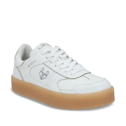 Tenis Plano Blanco Mujer 53741