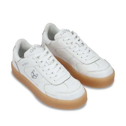 Tenis Plano Blanco Mujer 53741