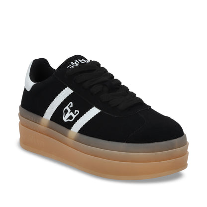 Tenis Roma Plataforma Negro Mujer 53750