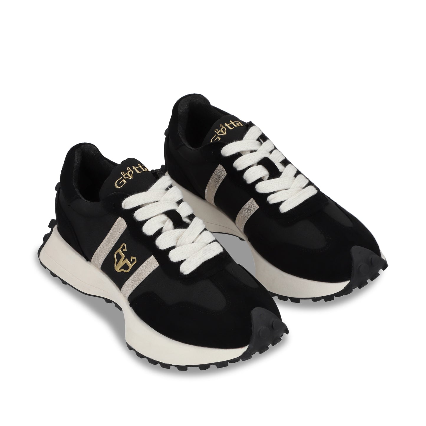 Tenis Plano Negro Mujer 53760