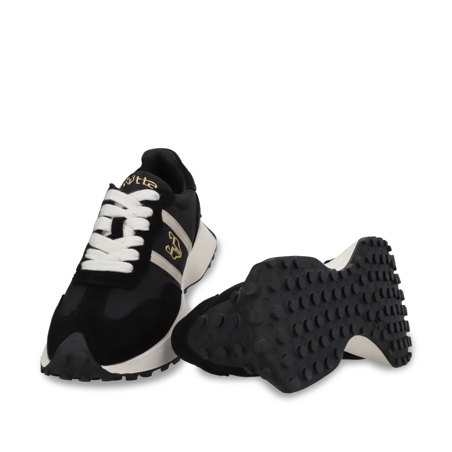 Tenis Plano Negro Mujer 53760