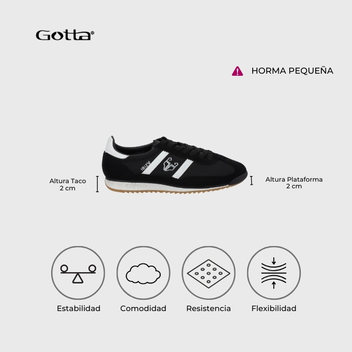 Tenis Negro  Mujer 53770