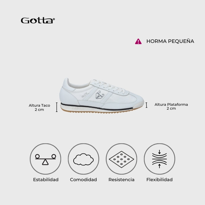 Tenis Blanco Mujer 53770