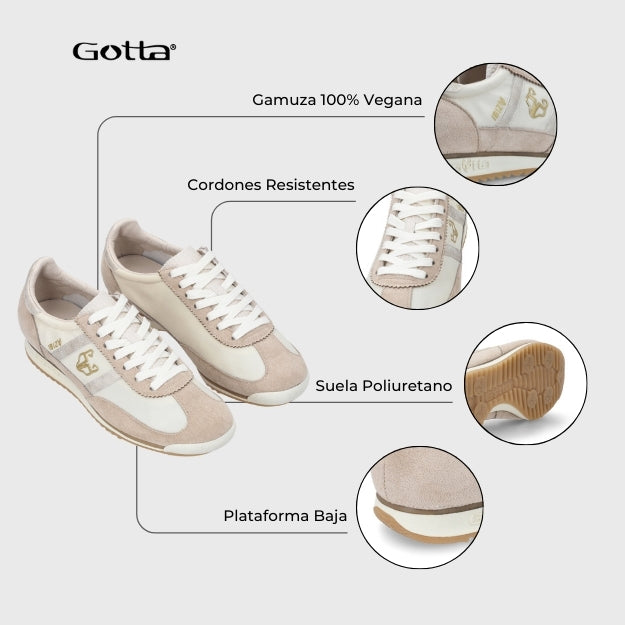 Tenis Ibiza Beige Mujer 53770