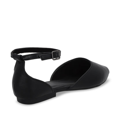 Ballerina Plano Negro Mujer 54010