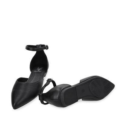 Ballerina Plano Negro Mujer 54010