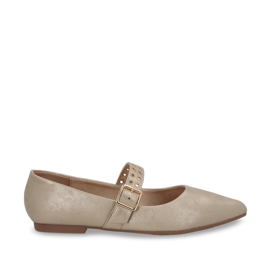 Ballerina Plano Oro Mujer 54011