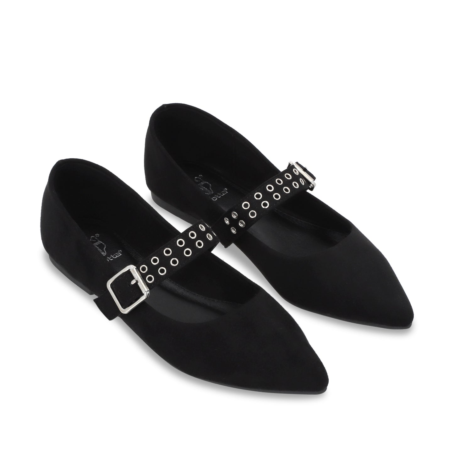 Ballerina Plano Negro Mujer 54011
