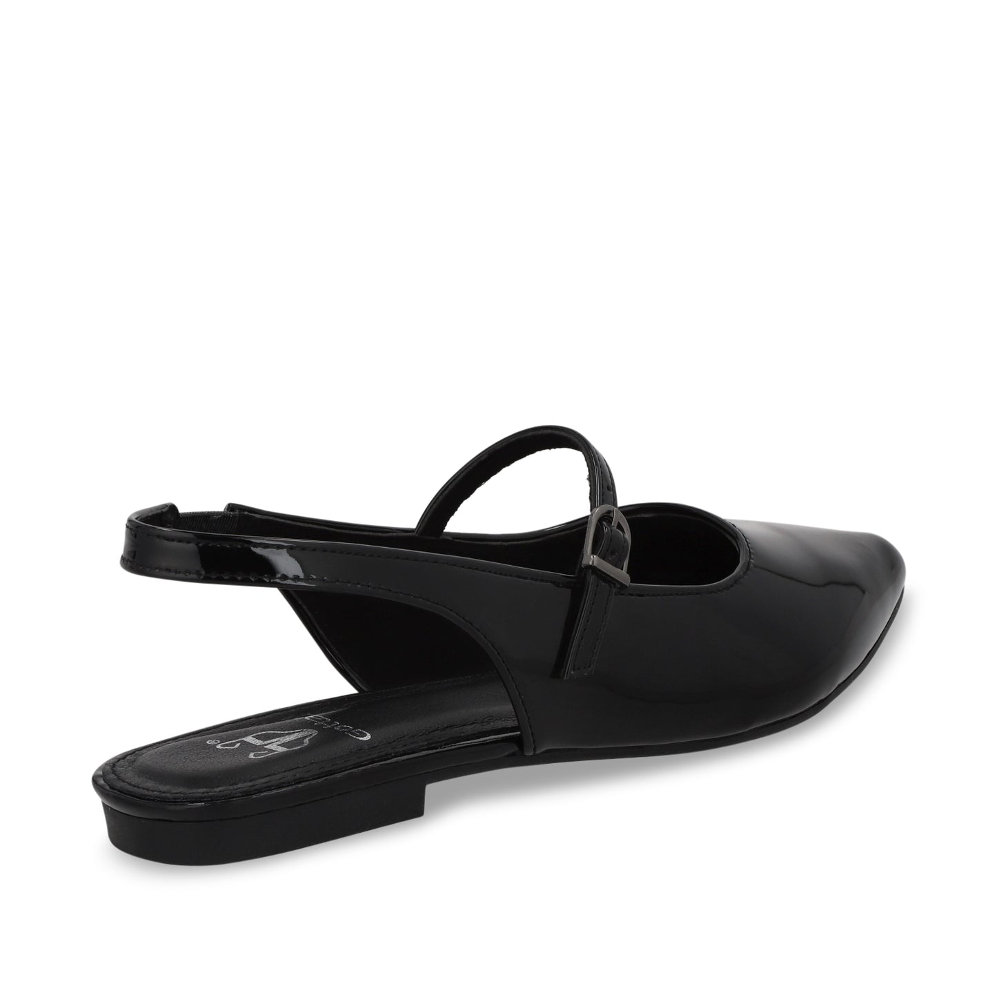 Ballerina Plano Negro Mujer 54012