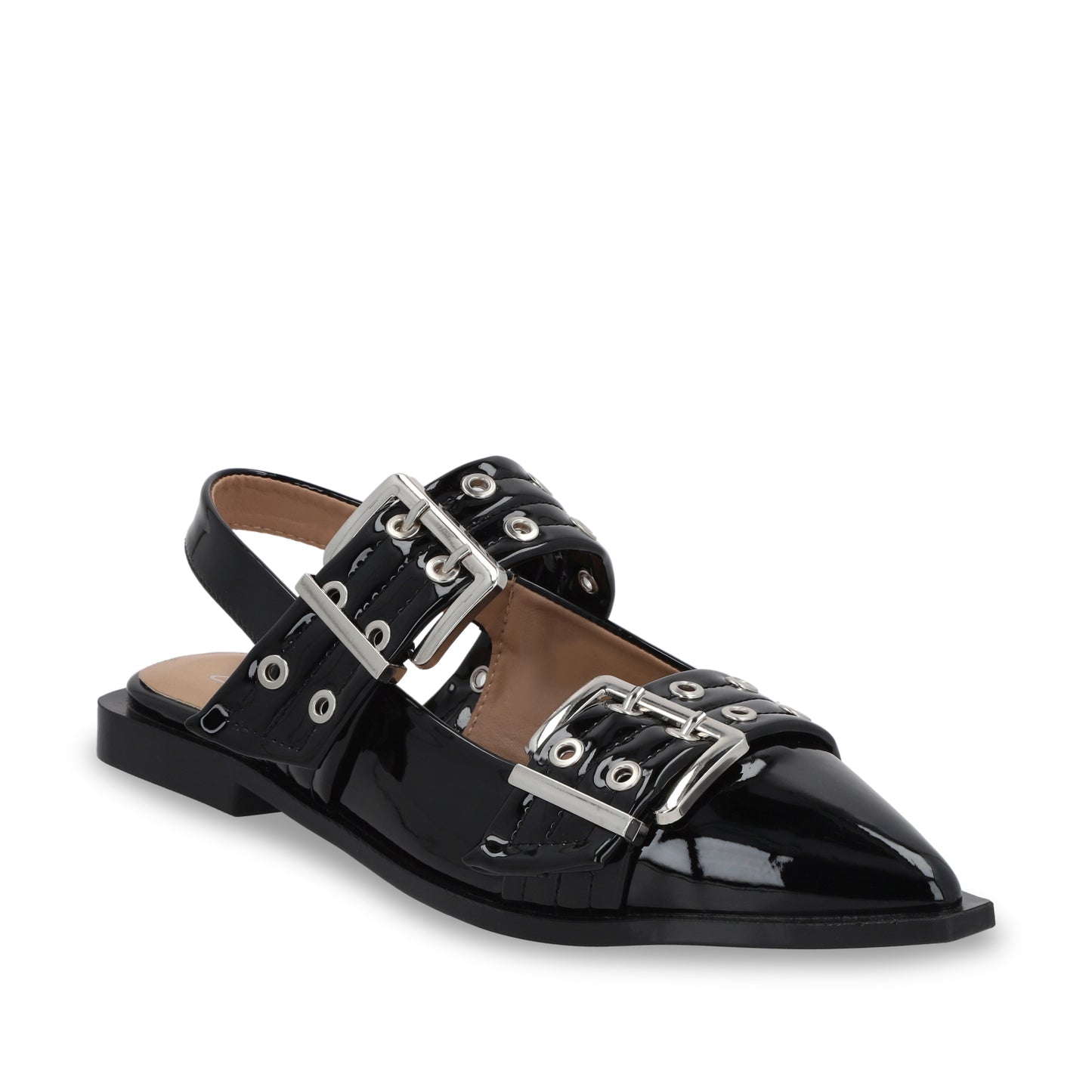 Ballerina Plana Negra Mujer 55240