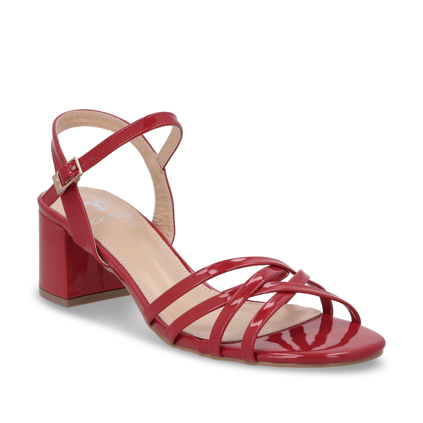 Zapatilla  Roja Mujer 55901