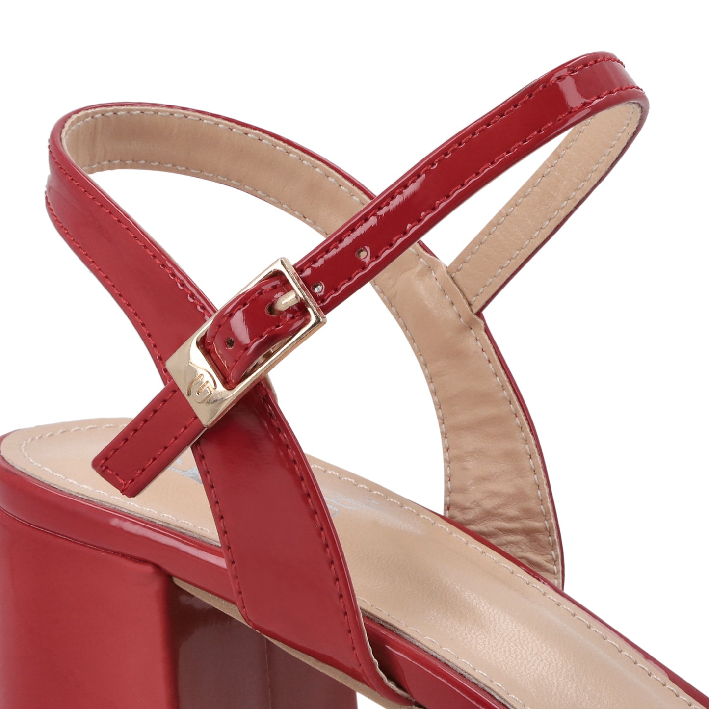 Zapatilla  Roja Mujer 55901