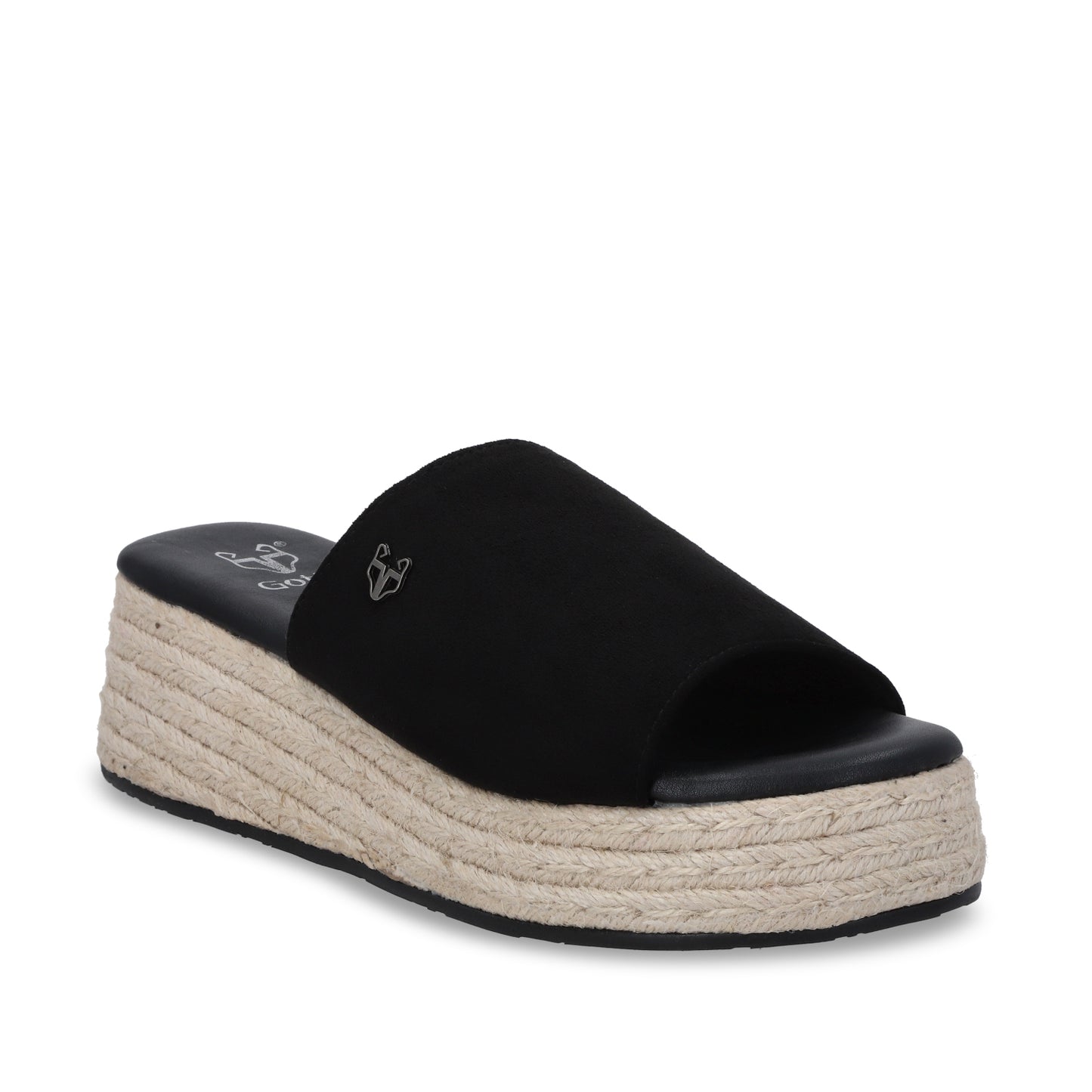 Sandalia Plataforma Negro Mujer 55971