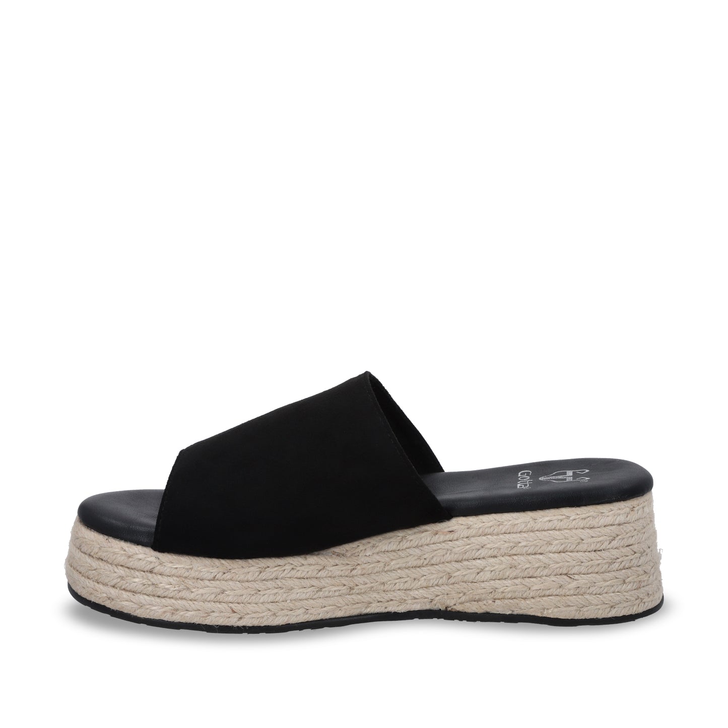 Sandalia Plataforma Negro Mujer 55971