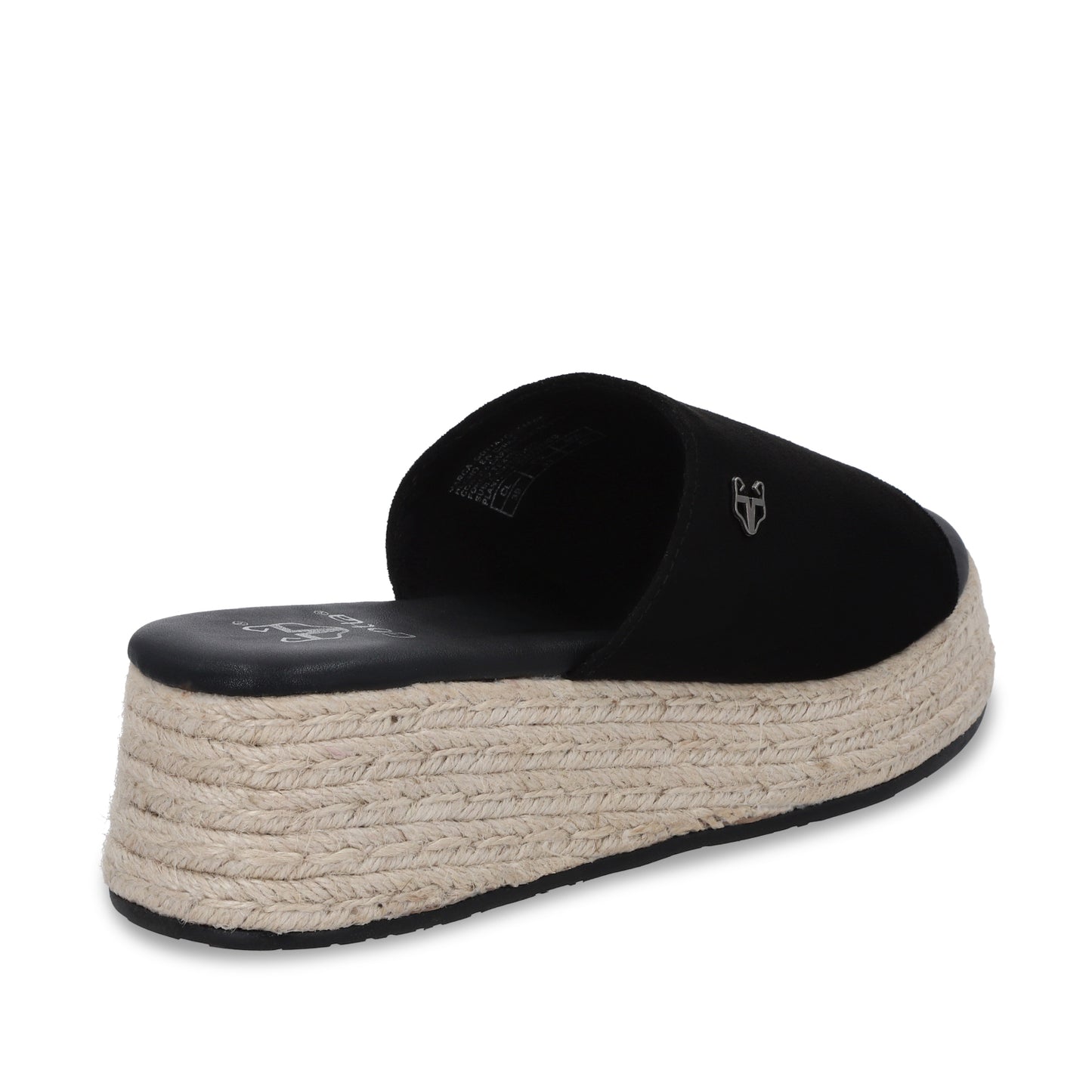 Sandalia Plataforma Negro Mujer 55971