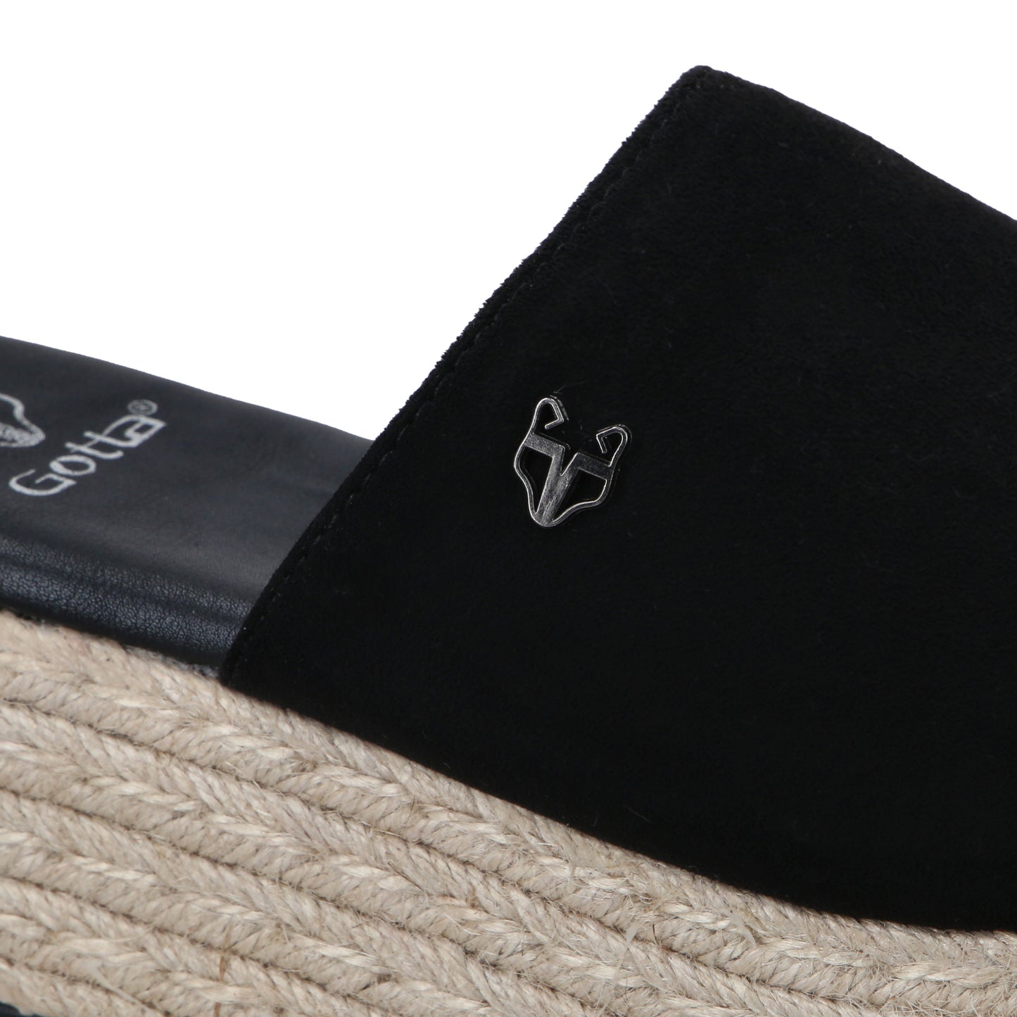 Sandalia Plataforma Negro Mujer 55971
