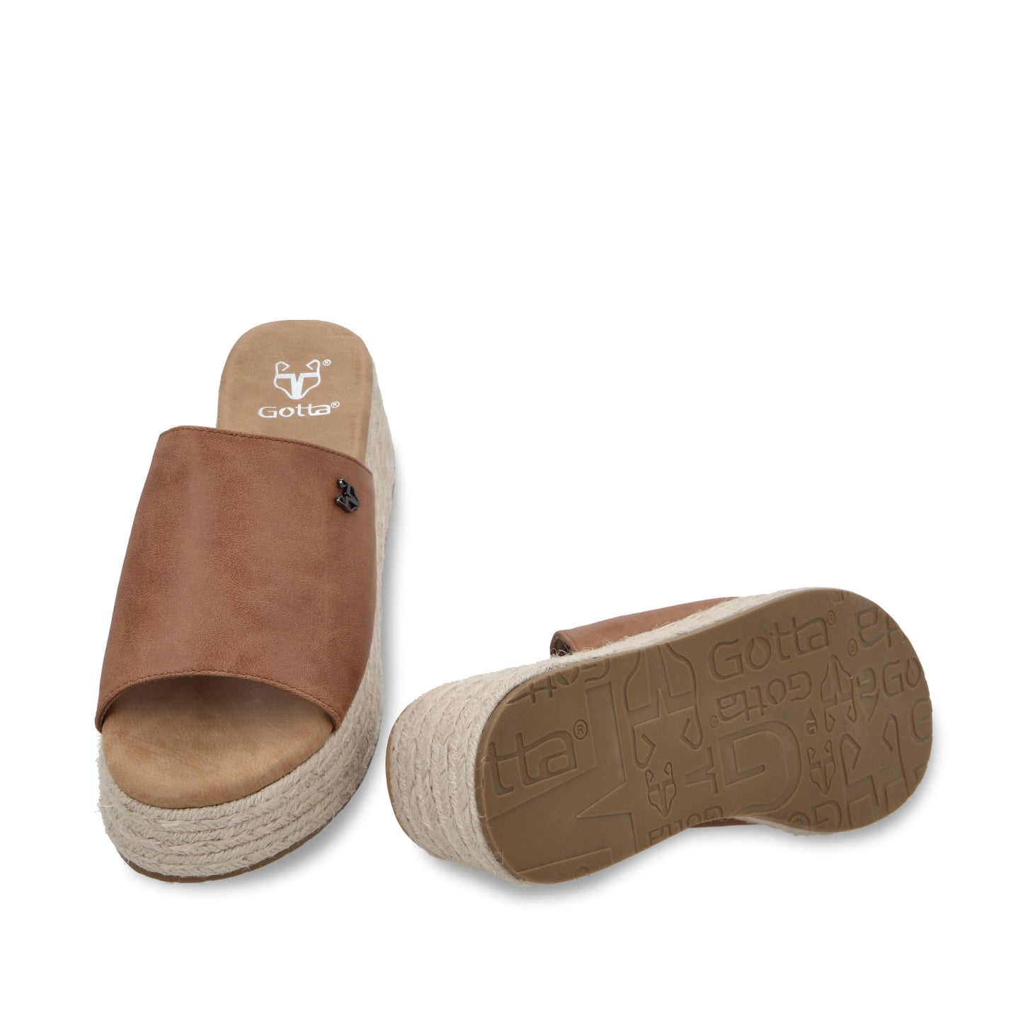 Sandalia Plataforma Rafia Mujer 55971