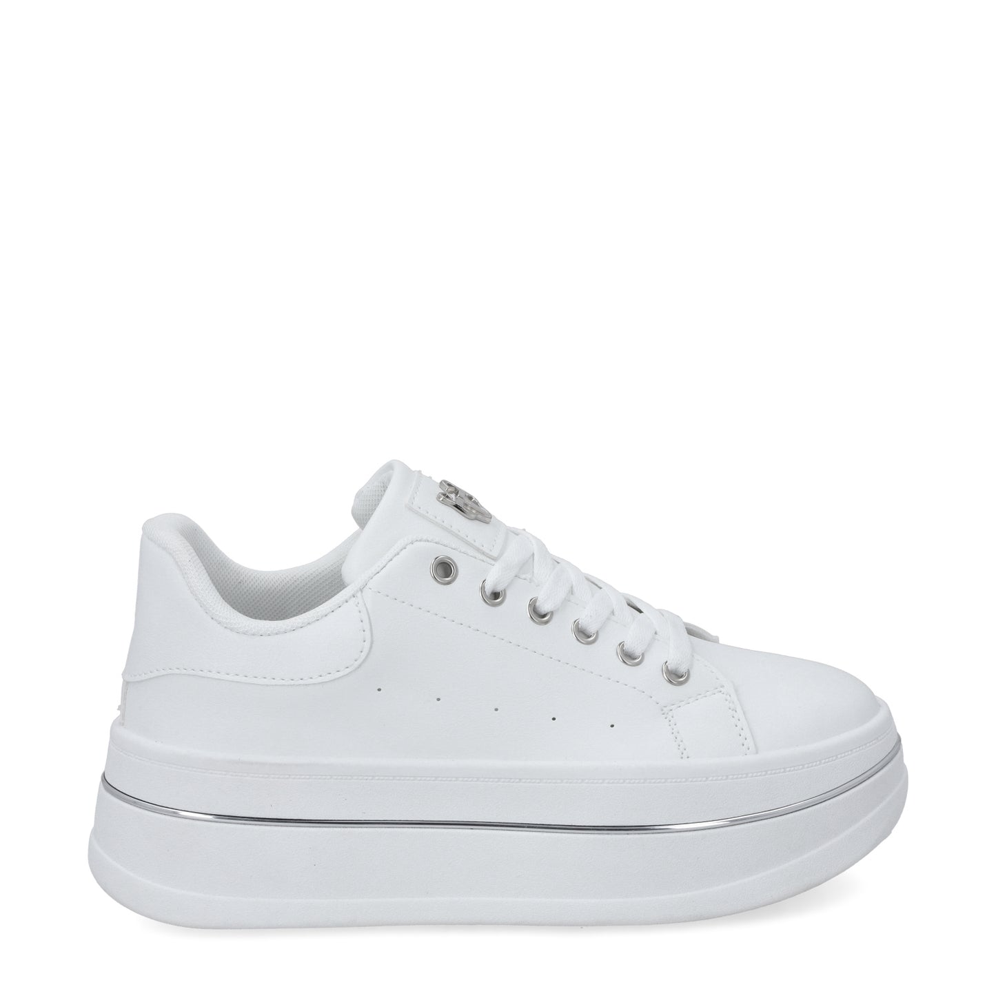 Tenis Plataforma Blancos Mujer 58011