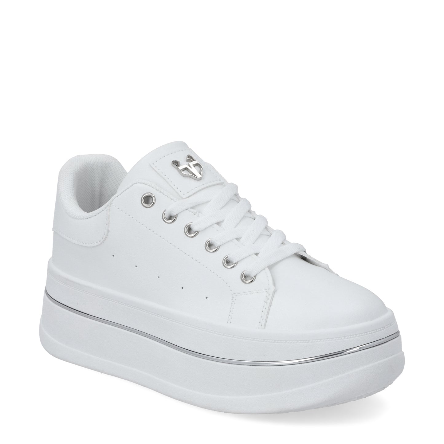 Tenis Plataforma Blancos Mujer 58011