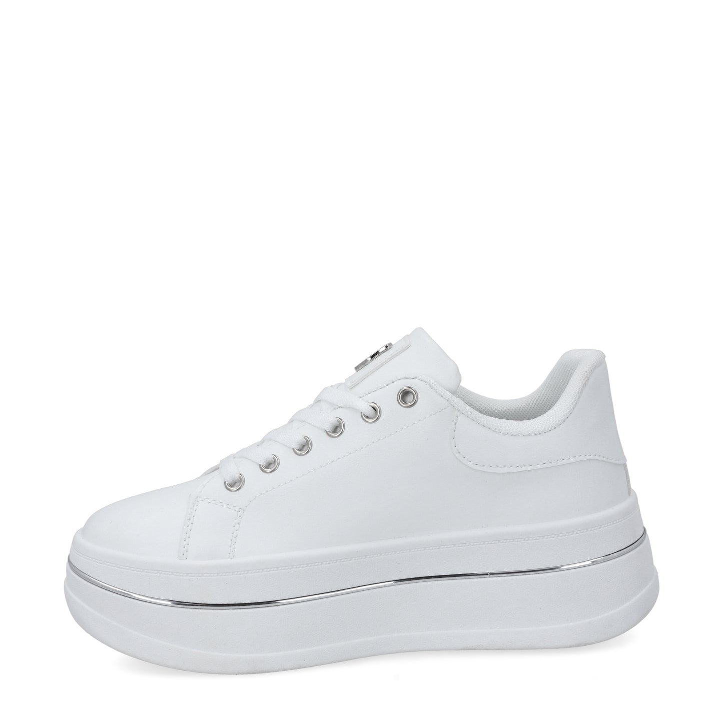 Tenis Plataforma Blancos Mujer 58011