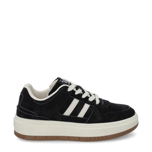 Tenis Plataforma Negros Mujer 58030