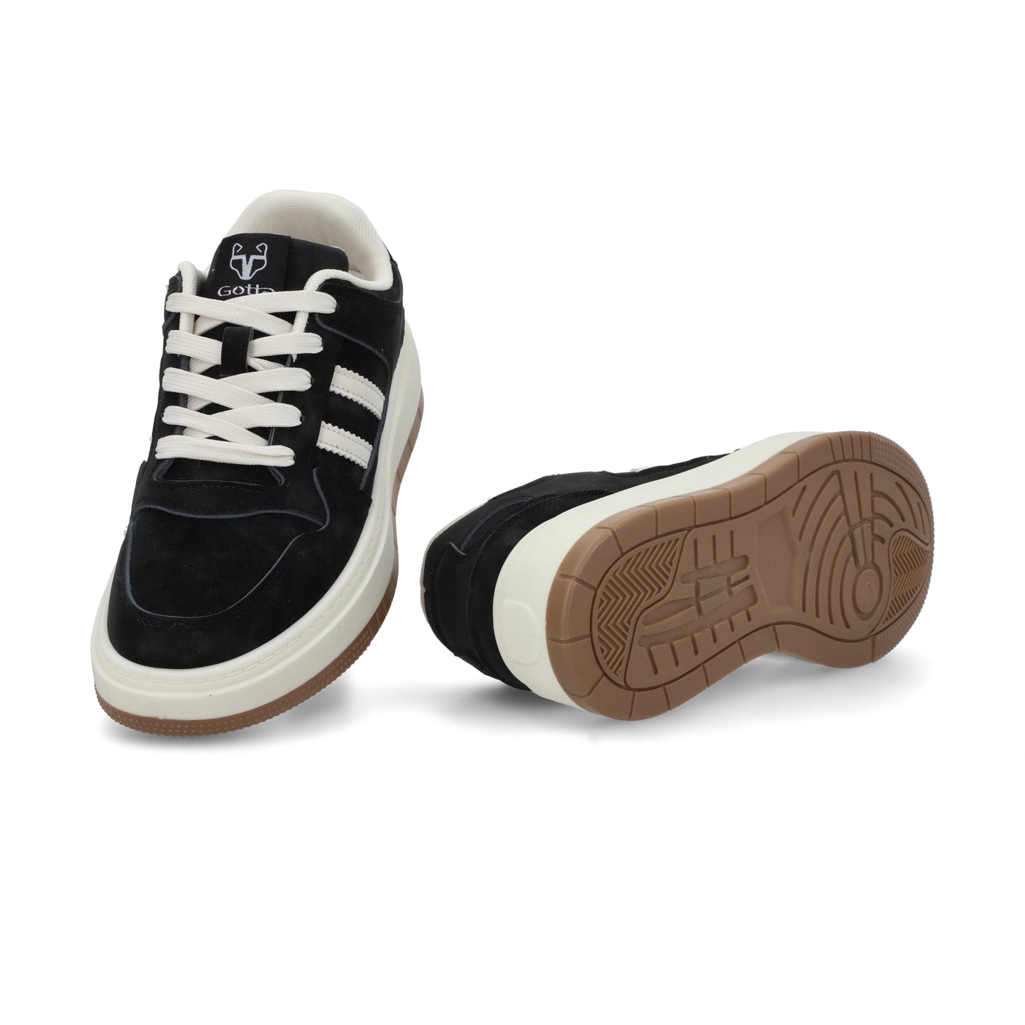 Tenis Plataforma Negros Mujer 58030