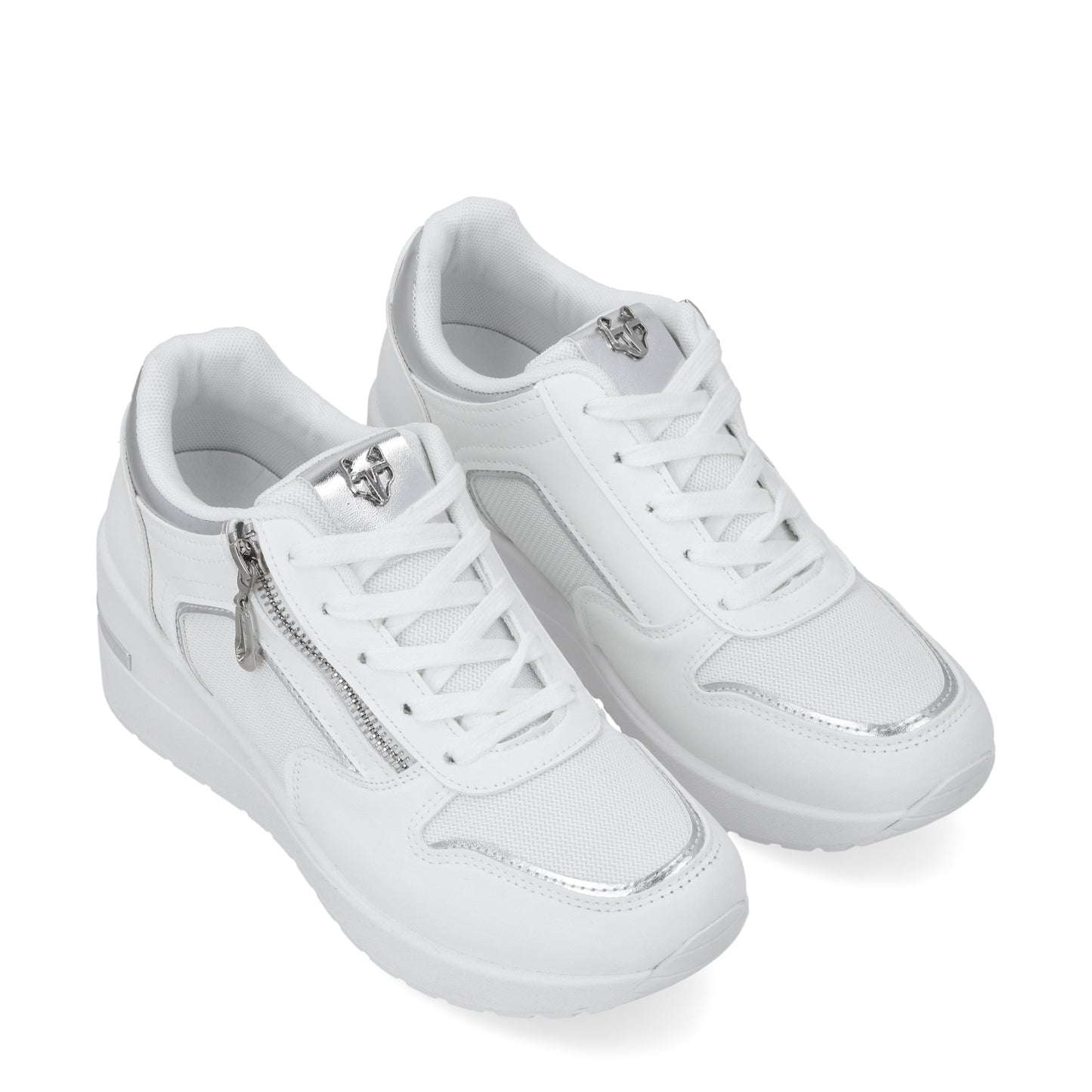 Tenis Plataforma Blancos  Mujer 58040