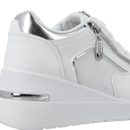 Tenis Plataforma Blancos  Mujer 58040